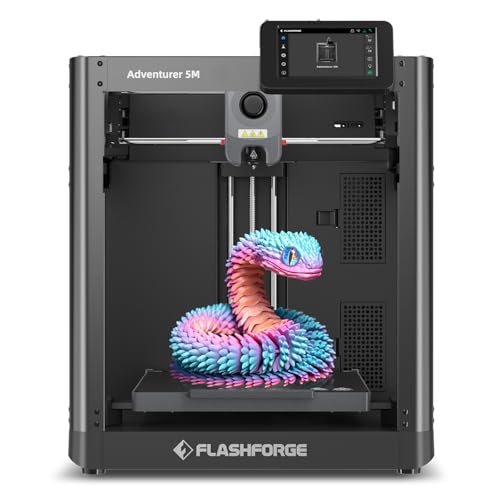 FLASHFORGE Adventurer 5M 3D Printer with Fully Auto Leveling, Max